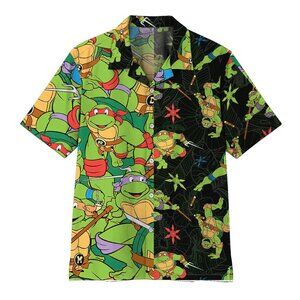 Teenage Mutant Ninja Turtles 3D Aloha Shirt – Summer Hawaiian Shirt Unisex